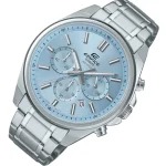 Casio Edifice EFV-650D-2B Blue Dial Stainless Steel Chronograph