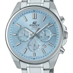 Casio Edifice EFV-650D-2B Blue Dial Stainless Steel Chronograph Watch