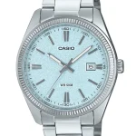 Casio MTP-1302DA-2A2 Ice Blue Dial Stainless Steel