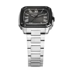 Fossil Crosby FS6122 Grey Textured Dial Stainless Steel
