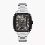 Fossil Crosby FS6122 Grey Textured Dial Stainless Steel Watch