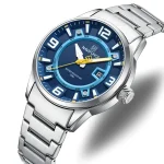 Naviforce NF8044 Blue Dial, Silver Steel