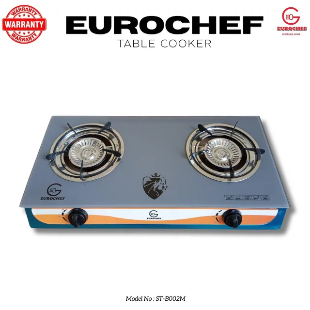 Eurochef ST-B002M 2 Burner Glass Table Top Cooker Eurochef ST-B002M 2 Burner Glass Table Top Cooker