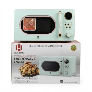 Hanmac HMR20E2 Mint Green and Gold Digital Microwave