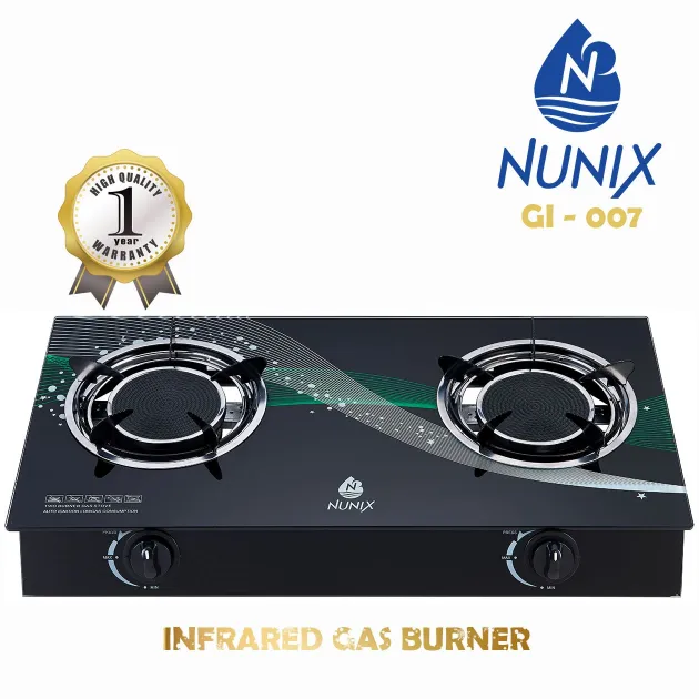 Nunix GI-007 Infrared 2 Burner Table Top Cooker Nunix GI-007 Infrared 2 Burner Table Top Cooker